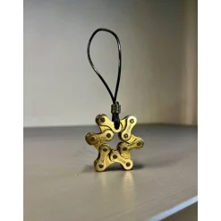 Weihnachtsbaumschmuck aus Fahrradketten Fahrrad Weihnachtsstern Weihnachtsgeschenk Upcycling Deko für Radfahrer nachhalt