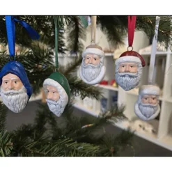 Weihnachtsbaumschmuck aus Keramik - Nikolaus - Weihnachtsmann