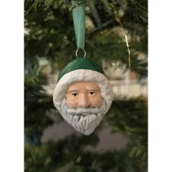 Weihnachtsbaumschmuck aus Keramik - Nikolaus - Weihnachtsmann