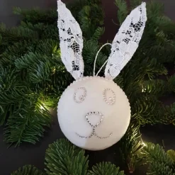 Weihnachtsbaumschmuck Tannenbaumschmuck Christmas Schmuck Handgemacht Handmade Weihnachtsgeschenk blau Strass Satin