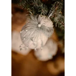 Weihnachtsbaumschmuck Tannenbaumschmuck Christmas Schmuck Handgemacht Handmade Weihnachtsgeschenk boho Rustikale beige