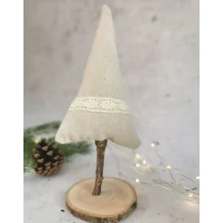 Weihnachtsbäume handgemacht Deko – Einzigartige Weihnachtsbaum-Deko aus Holz, 18-27 cm