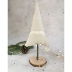 Weihnachtsbäume handgemacht Deko – Einzigartige Weihnachtsbaum-Deko aus Holz, 18-27 cm