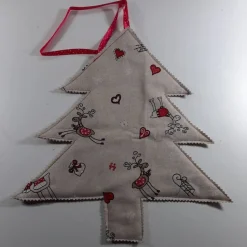 Weihnachtsdeko Fensterbild Tannenbaum Rentier