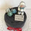Weihnachtsdeko Geschenk Weihnachten Winterkind Schneeball Schellen Sterne Weihnachtsgeschenk Frohe Weihnachten mint