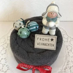 Weihnachtsdeko Geschenk Weihnachten Winterkind Schneeball Schellen Sterne Weihnachtsgeschenk Frohe Weihnachten mint