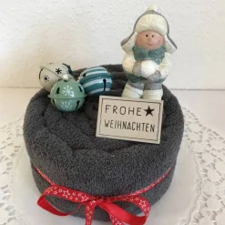 Weihnachtsdeko Geschenk Weihnachten Winterkind Schneeball Schellen Sterne Weihnachtsgeschenk Frohe Weihnachten mint