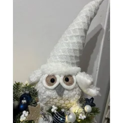 Weihnachtsdeko mit Schlitten, Engel, Mädchen, Kerze und Ledlichtern Weihnachtsschlitten