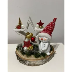 Weihnachtsdeko mit Stern und Led