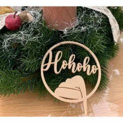 Weihnachtsdeko Ringe, Kling Glöckchen klingeling, Hohoho, Weihnachten, Weihnachtsmann, lustig lustig tralala, Geschenkan