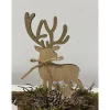 Weihnachtsdeko Weihnachtsgesteck mit einem Hirsch
