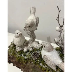 Weihnachtsdeko Weihnachtsgesteck mit Vögel