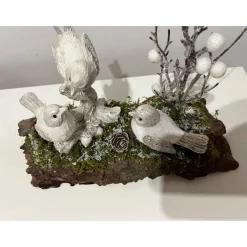 Weihnachtsdeko Weihnachtsgesteck mit Vögel