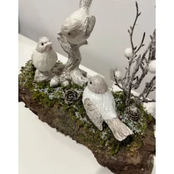 Weihnachtsdeko Weihnachtsgesteck mit Vögel