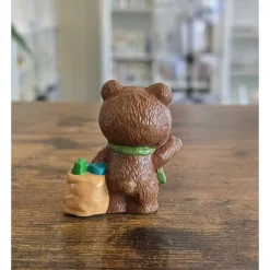 Weihnachtsdekoration aus Keramik - Teddybär -