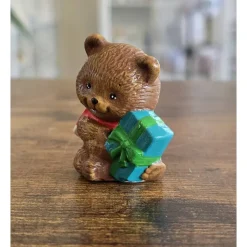 Weihnachtsdekoration aus Keramik - Teddybär -