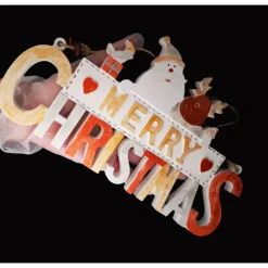 Weihnachtsdekoration, Weihnachtsmann mit Gefährten