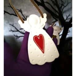Weihnachtsengel & Schutzengel aus Keramik – Geschenkidee mit Herz