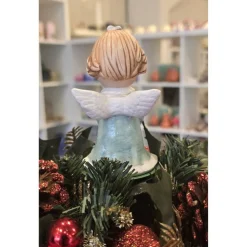 Weihnachtsengel - Schutzengel aus Keramik - Figur -