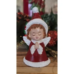 Weihnachtsengel aus Keramik - Sammelfiguren - Handbemalt