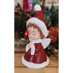 Weihnachtsengel aus Keramik - Sammelfiguren - Handbemalt