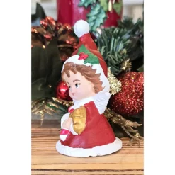 Weihnachtsengel aus Keramik - Sammelfiguren - Handbemalt