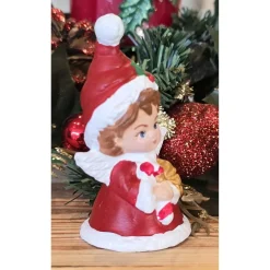 Weihnachtsengel aus Keramik - Sammelfiguren - Handbemalt