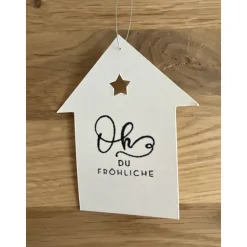 Weihnachtsgirlanden Set aus Papier – Schlichte Deko für Fenster, Türen & Wände