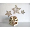 Weihnachtshaus aus Holz (Bastelset)