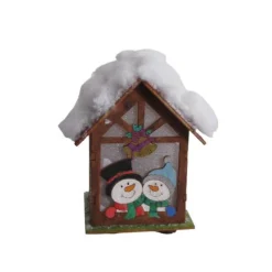 Weihnachtshäuschen mit LED-Beleuchtung