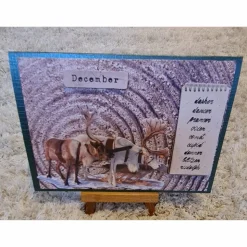 Weihnachtskarte " Rentiere " December