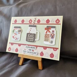 Weihnachtskarte - Weihnachten - Hot Chocolate - Weihnachtsgläser - Weihnachtsfest - Weihnachtsgeschenk