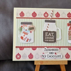 Weihnachtskarte - Weihnachten - Hot Chocolate - Weihnachtsgläser - Weihnachtsfest - Weihnachtsgeschenk