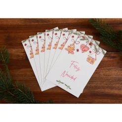 Weihnachtskarte | Weihnachtspost | Weihnachtsgruß | Feliz Navidad | aus Naturpapier | DIN A6 | Grußkarten