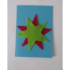 Weihnachtskarte - Weihnachtsstern