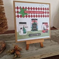 Weihnachtskarte - Weihnachtsgläser - Christmas