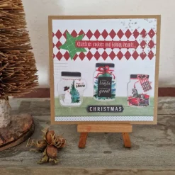 Weihnachtskarte - Weihnachtsgläser - Christmas