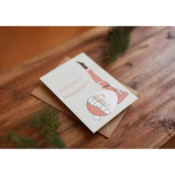 Weihnachtskarte | Weihnachtspost | Weihnachtsgruß | entspannte Weihnachten | aus Naturpapier | DIN A6 | Grußkarten