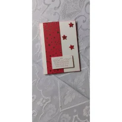 Weihnachtskarte auch mit Textdruck für Firmen, etc.