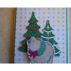 Weihnachtskarte Bär WeihnachtsBär Weihnachtspost Weihnachten Weihnachtsgrüsse Weihnachten