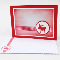 Weihnachtskarte Elch