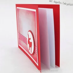 Weihnachtskarte Elch