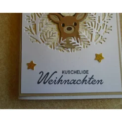Weihnachtskarte Elch Weihnachtskarten Weihnachtspost Weihnachten Weihnachtsgrüsse Weihnachten