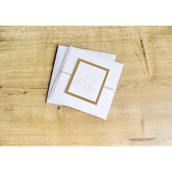 Weihnachtskarte "Festliche Straße" aus der Manufaktur Karla