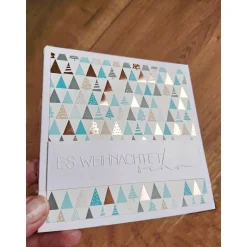 Weihnachtskarte Grußkarte "Es weihnachtet sehr" aus der Manufaktur Karla