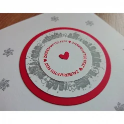 Weihnachtskarte Grußkarte "Weihnachtsstadt" aus der Manufaktur Karla