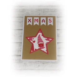 Weihnachts-Karte, Grußkarte zu Weihnachten, Weihnachtszeit, Wichtel, Handmade