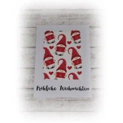 Weihnachts-Karte, Grußkarte zu Weihnachten, Weihnachtszeit, Wichtel, Handmade, wählbar