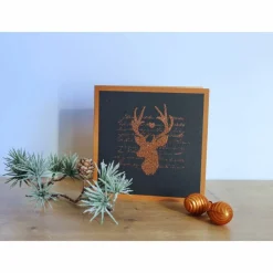 Weihnachtskarte "Hirsch" aus der Manufaktur Karla