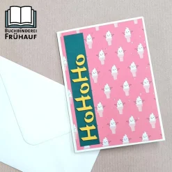 Weihnachtskarte HOHOHO Softeis